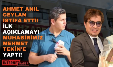 Ahmet Anıl Ceylan Şehzadeler Belediyesi Başkan Yardımcılığı Görevinden istifa Etti!