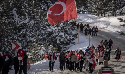 Allahuekber Dağları’nda Sarıkamış Şehitleri İçin Anma Yürüyüşü