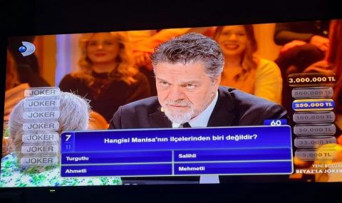 Beyaz’la Joker’de Manisa Sorusu Dikkat Çekti