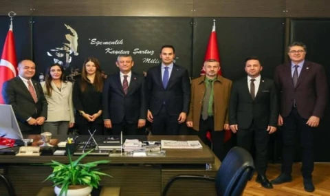 DYP'NİN CHP ZİYARETİNDE ÇÖZÜM KONUŞULDU