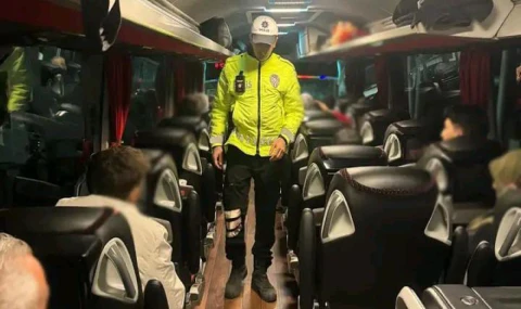 Manisa’da Otobüslerde Emniyet Kemeri Denetimi