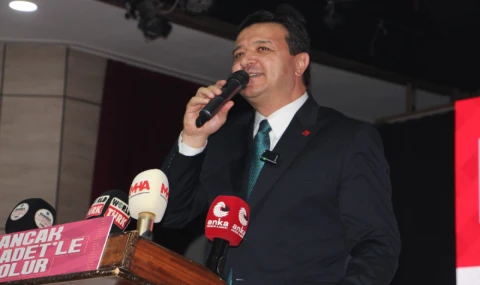 Saadet Partisi Genel Başkanı Mahmut Arıkan Manisada...