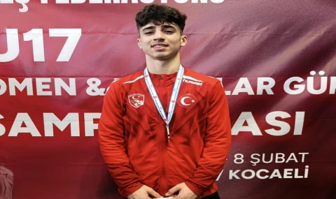 CİVAN YALÇIN'DAN TÜRKİYE ŞAMPİYONASI'NDA BRONZ MADALYA