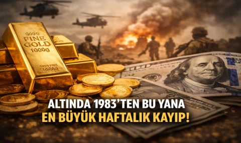 Altın Haftalık Bazda 1983’ten Bu Yana En Büyük Kayıbını Yaşadı