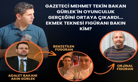 Gazeteci Mehmet Tekin Bakan Gürlek'in Oyunculuk Gerçeğini Ortaya Çıkardı... Ekmek Teknesi Figüranı Bakın Kim?
