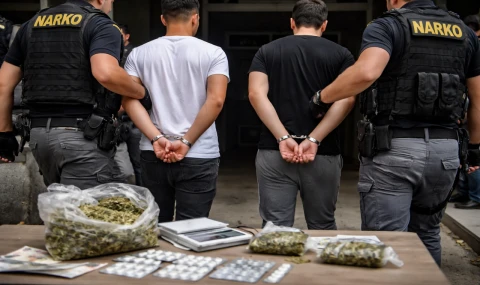 Manisa'da Uyuşturucu Operasyonu 2 Torbacı Tutuklandı