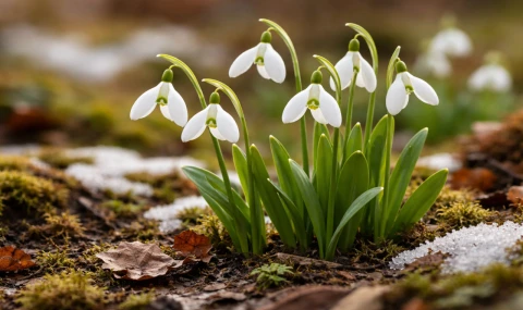 Spil Dağı’nda Kardelenler Bu Yıl İkinci Kez Açtı