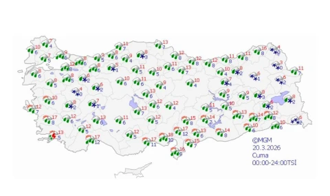 Yurt Genelinde Yağışlı Hava Etkili Olacak