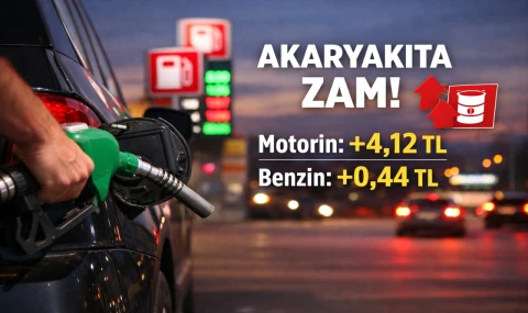 Akaryakıta Çifte Zam Yansıdı