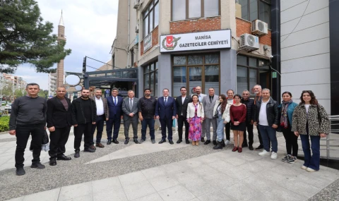 Manisa Gazeteciler Cemiyeti 69. Yılında CHP Heyetini Ağırladı