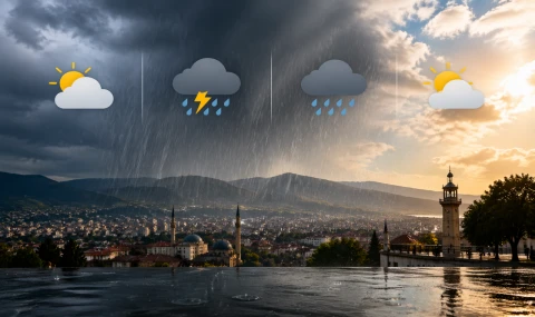 Manisa’da Bahar Havasına Yağış Arası