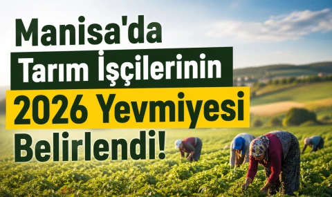 Manisa'da Tarım İşçilerinin 2026 Yevmiyesi Belirlendi!