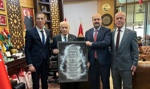 MHP Şehzadeler Heyeti Ankara’da Bahçeli ve Akçay ile Bir Araya Geldi