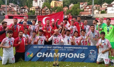 İşitme Engelliler U23 Milli Takımı Dünya Şampiyonu Oldu