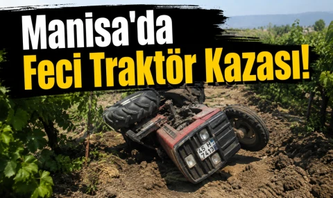 Sarıgöl’de Traktör Faciası