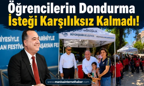 Başkan Besim Dutlulu Öğrencilere Verdiği Dondurma Sözünü Tuttu!