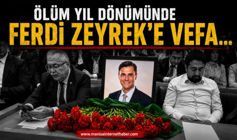 Ferdi Zeyrek Ölüm Yıl Dönümünde Karanfillerle Anıldı...