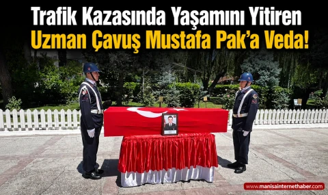Manisa’da Trafik Kazasında Hayatını Kaybeden Jandarma Personeli İçin Tören Düzenlendi!