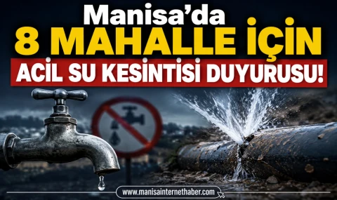 MASKİ'den 8 Mahalle İçin Su Kesintisi Duyurusu