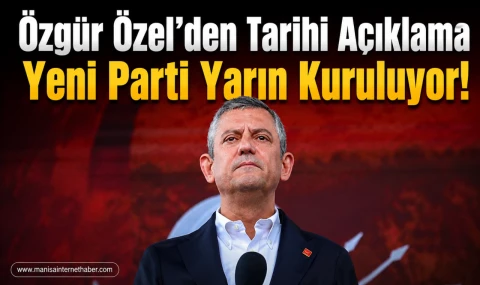 Özgür Özel CHP’ye Veda Etti Yeni Parti Yarın Kuruluyor!