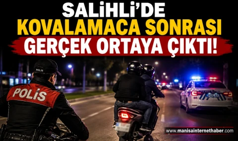 Salihli’de Polis Ekiplerinden Kaçışa Geçtiler, Sonları Otopark Oldu