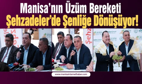 Şehzadeler’de Bağ Bozumu Şenliği İçin Geri Sayım Başladı