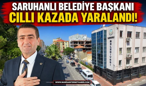 Saruhanlı Belediye Başkanı Ekrem Cıllı üzüm makinesiyle çalışırken yaralandı