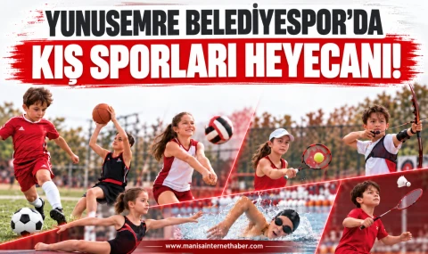 YUNUSEMRE BELEDİYESPOR’DAN ÇOCUKLARA KIŞ SPOR OKULLARI