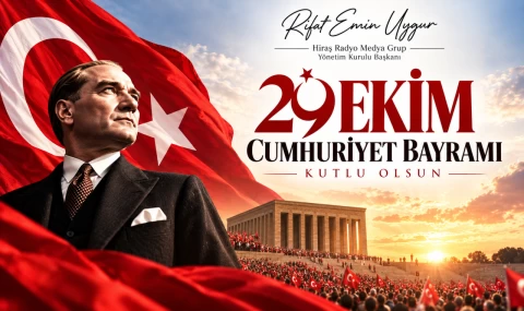 29 Ekim Cumhuriyet Bayramı kutlu olsun