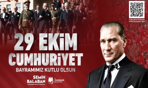 CUMHURİYETİMİZİN 103. YILI KUTLU OLSUN!