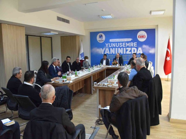 YUNUSEMRE'DE GÜVENLİK TOPLANTISI YAPILDI