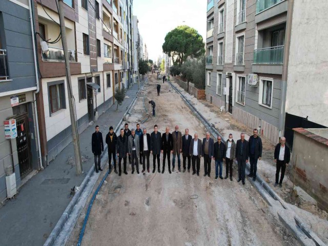 SARUHANLI ' DA PRESTİJ CADDE ÇALIŞMALARI BAŞLADI